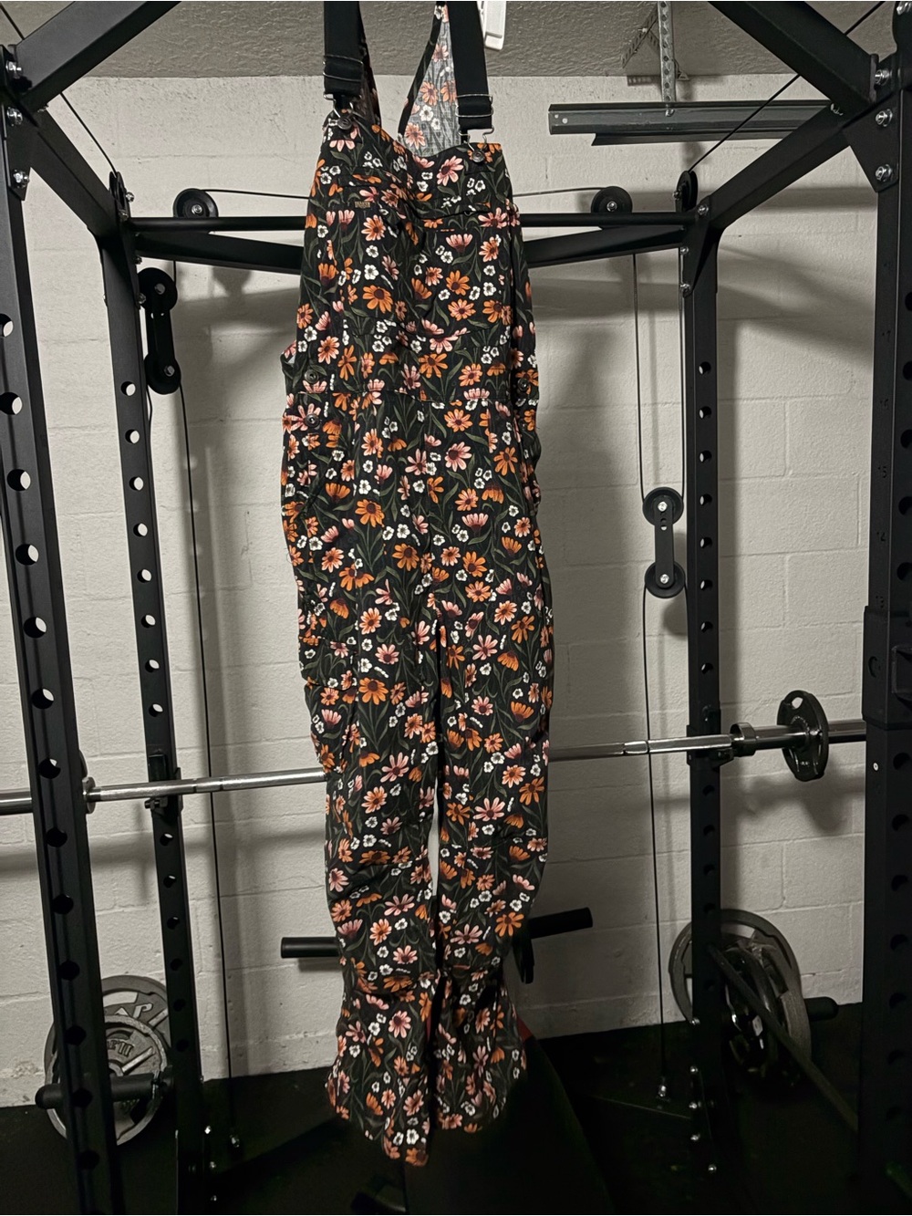 Duluth Trading Co Heirloom Floral Print Overalls